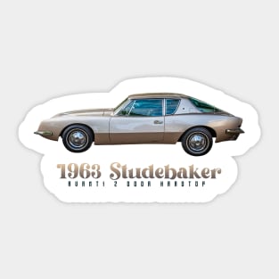 1963 Studebaker Avanti 2 Door Hardtop Sticker
